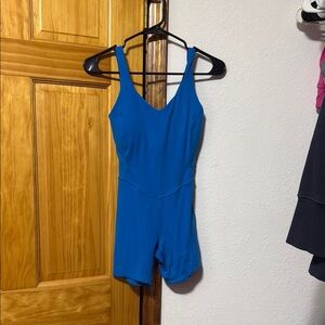 Lululemon Athletica Blue Jumpsuit with V-Neck